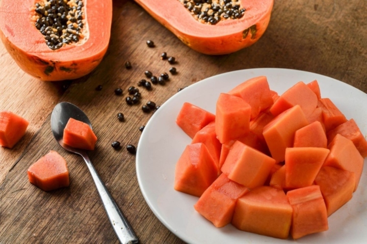 Đu đủ chín – Giàu enzyme tiêu hóa