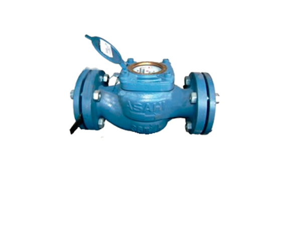 Đồng hồ đo nước Thái Lan loại mặt bích Asahi WVM65 phi 73