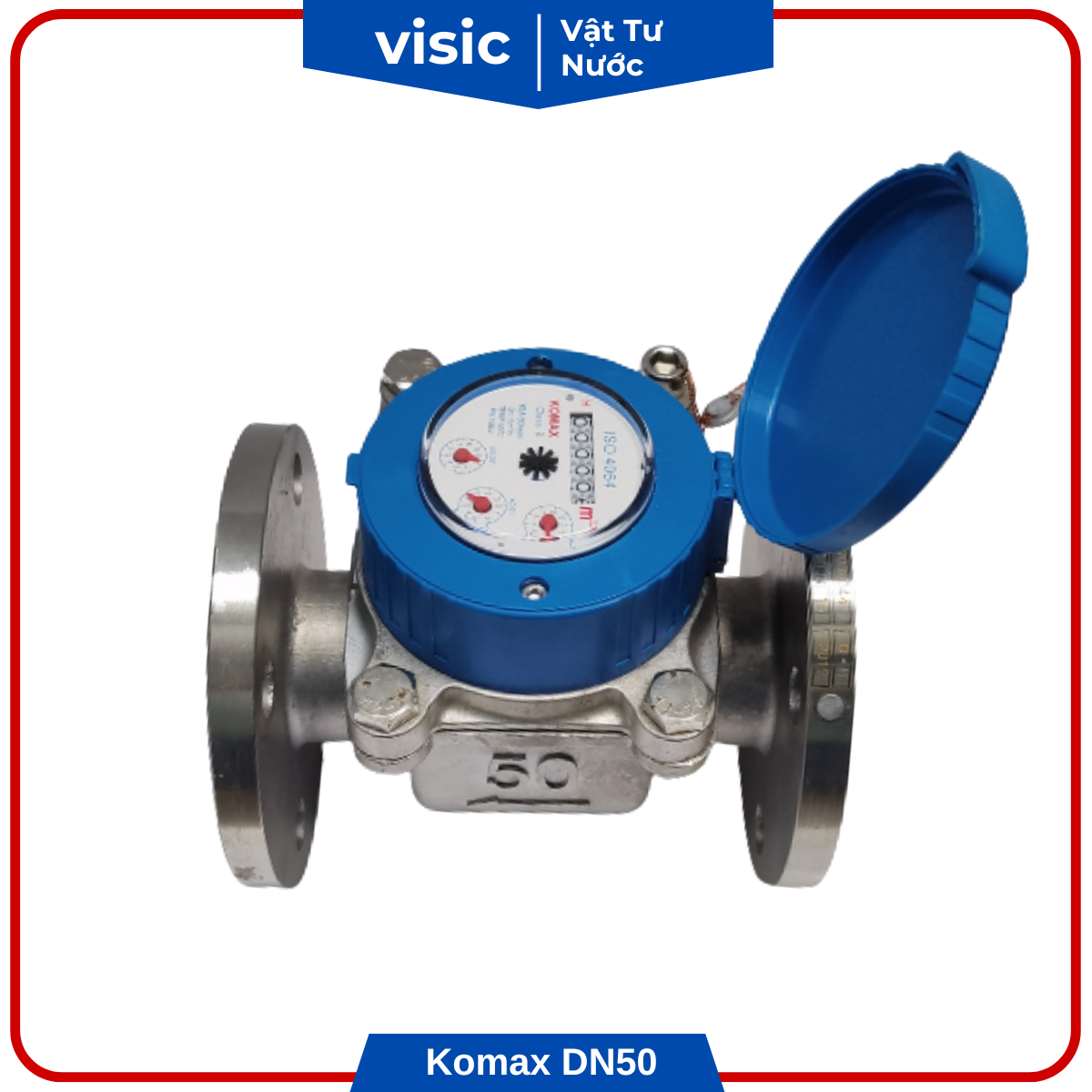 Đồng hồ nước inox Komax DN50