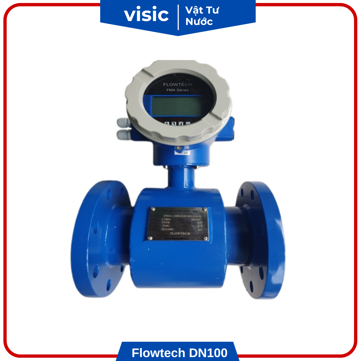 Đồng hồ nước điện tử DN100 Flowtech FMA