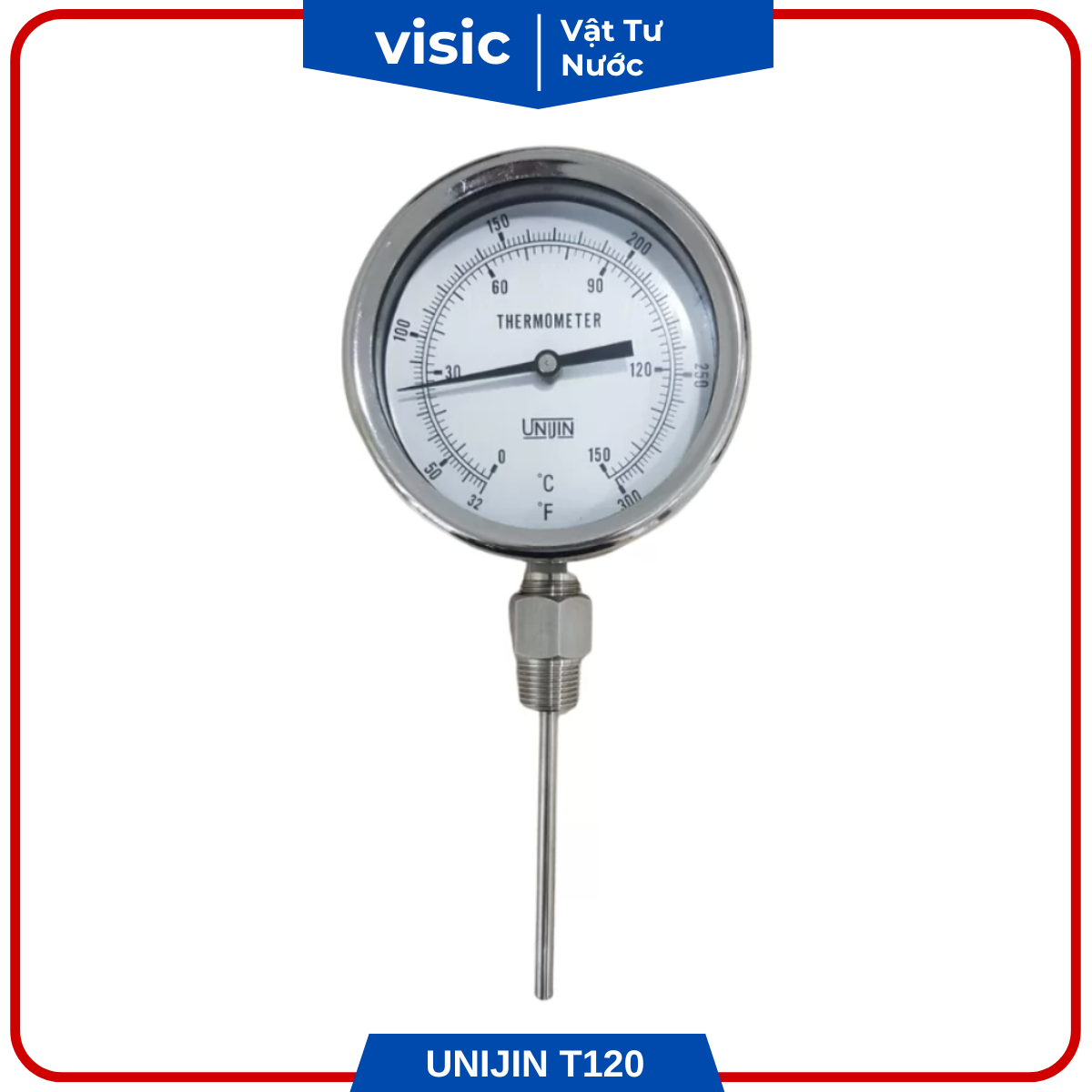 ĐỒNG HỒ ĐO NHIỆT ĐỘ UNIJIN T120 MALAYSIA