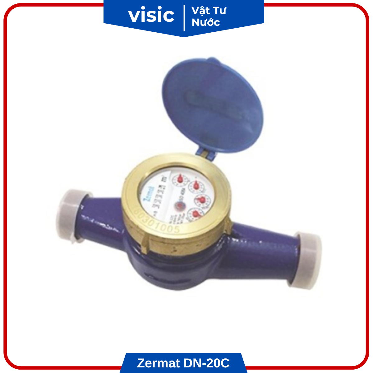 Đồng hồ nước Zermat DN-20C đường kính phi 27