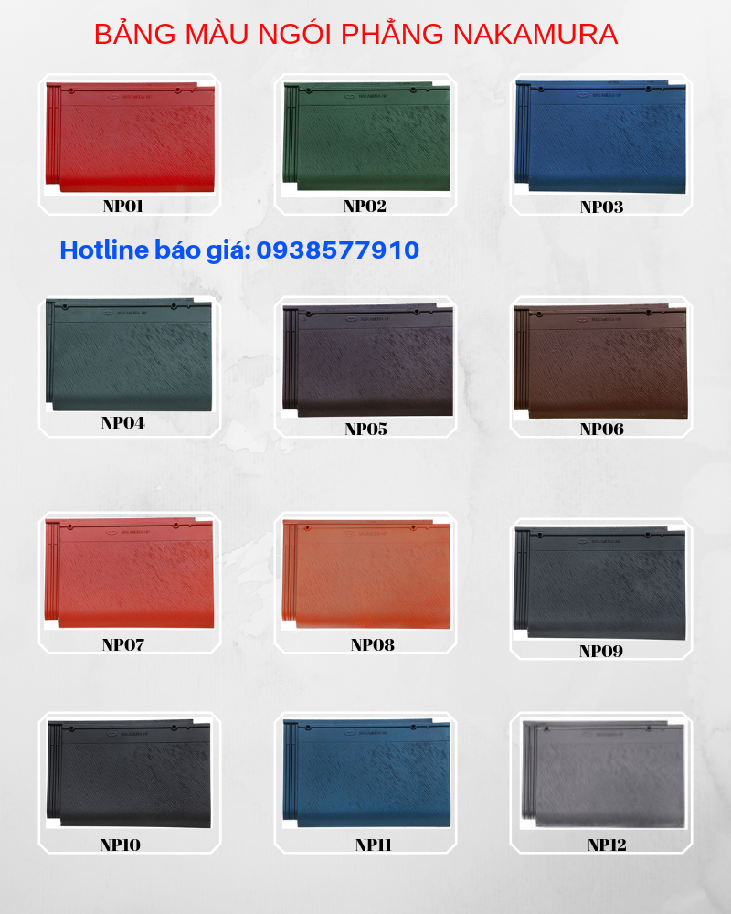 Catalogue ngói Phẳng Nakamura