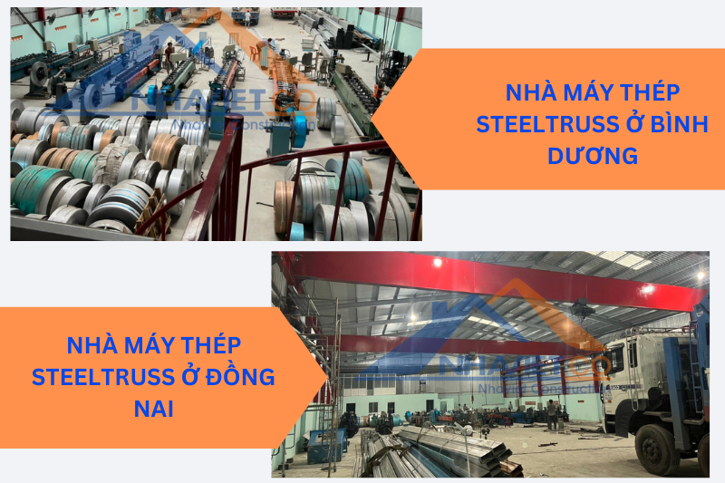 nhà máy sản xuất thép mạ Steeltruss