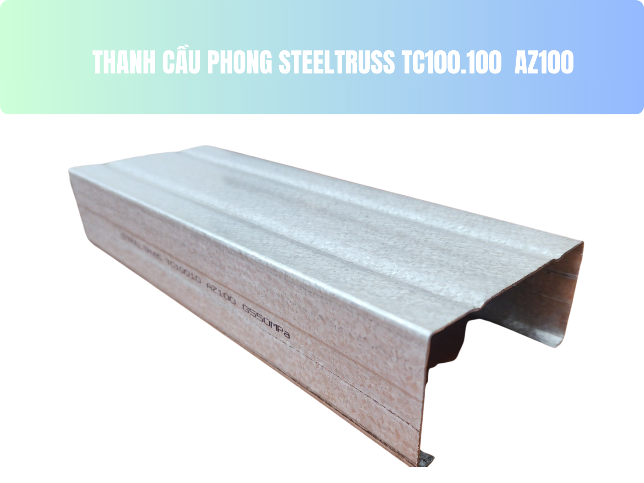 giá xà gồ cầu phong lito thép nhẹ lợp mái ngói dTC100.100