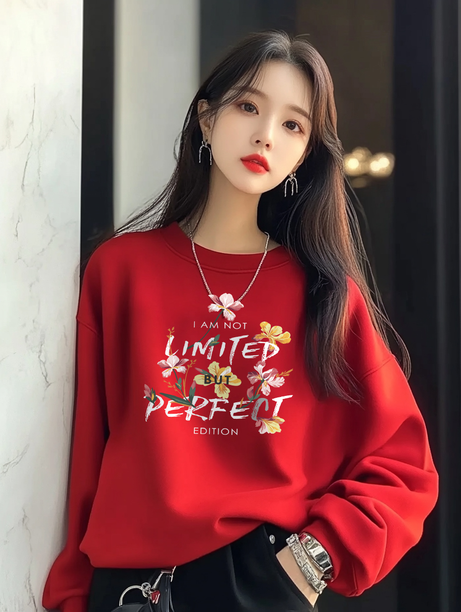 Áo nỉ đỏ TRALI 24457 limited