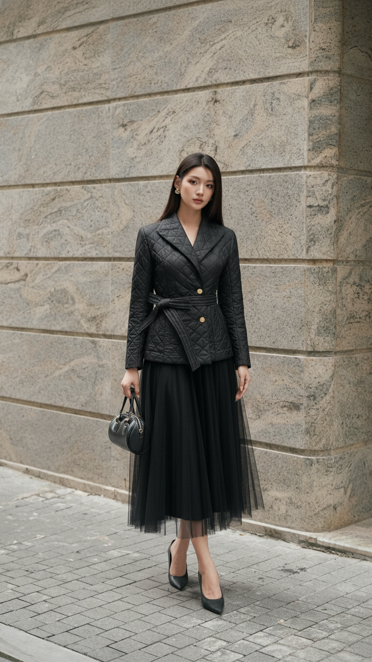 Áo vest phao TRALI 25811 màu đen