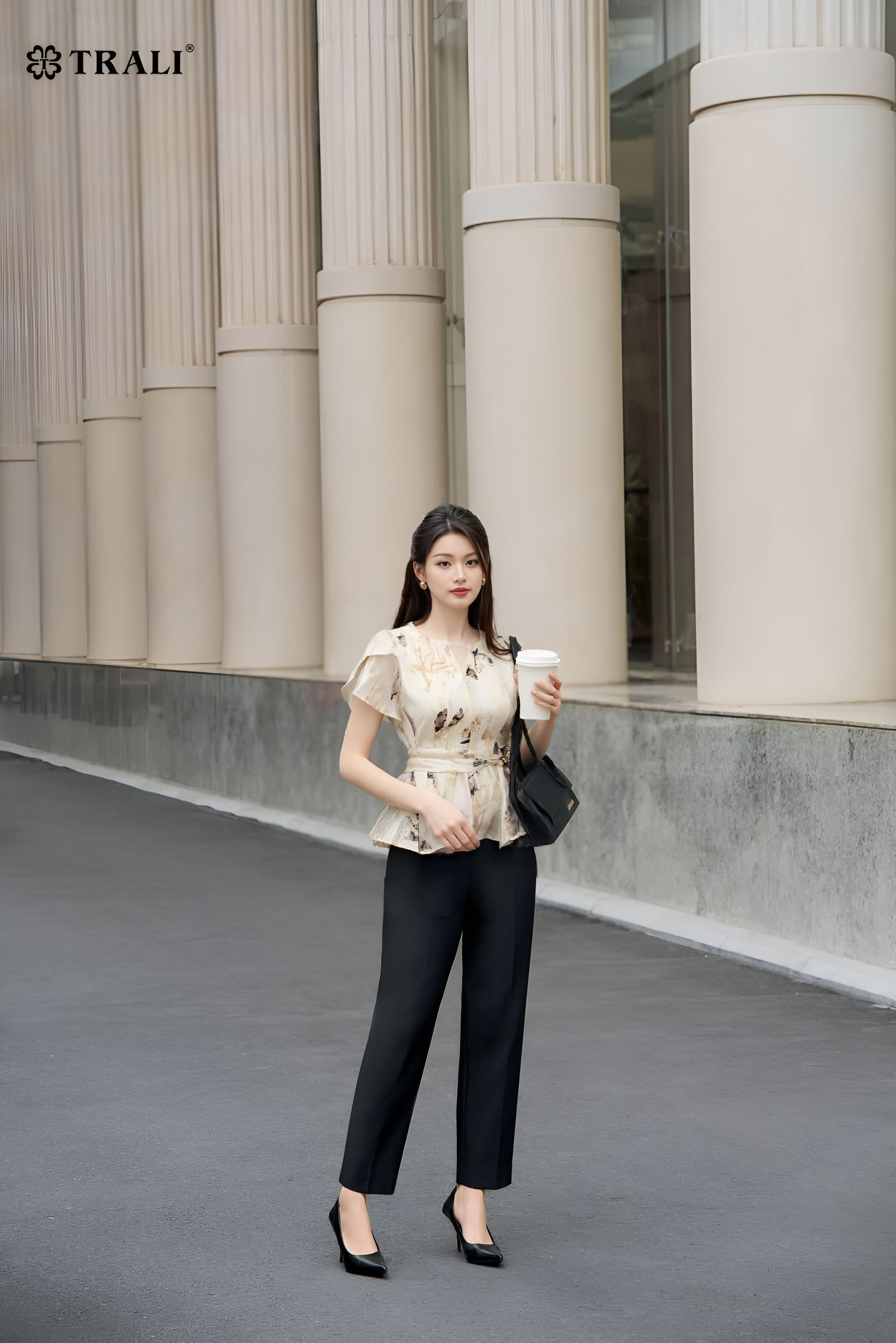 Áo sơ mi lụa Trali 25115