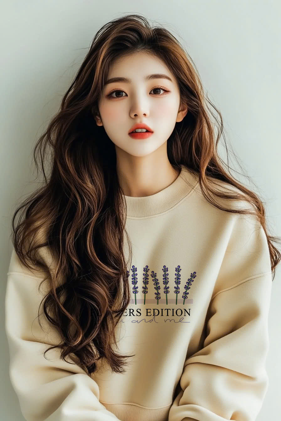 Áo Nỉ Nữ TRALI 24452 Màu Kem