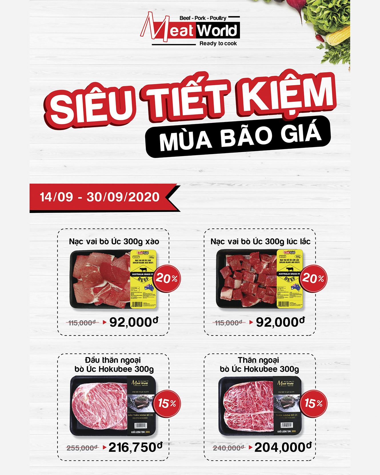 Meat World | Siêu TIẾT KIỆM mùa bão giá Meat World | Siêu TIẾT KIỆM mùa bão giá