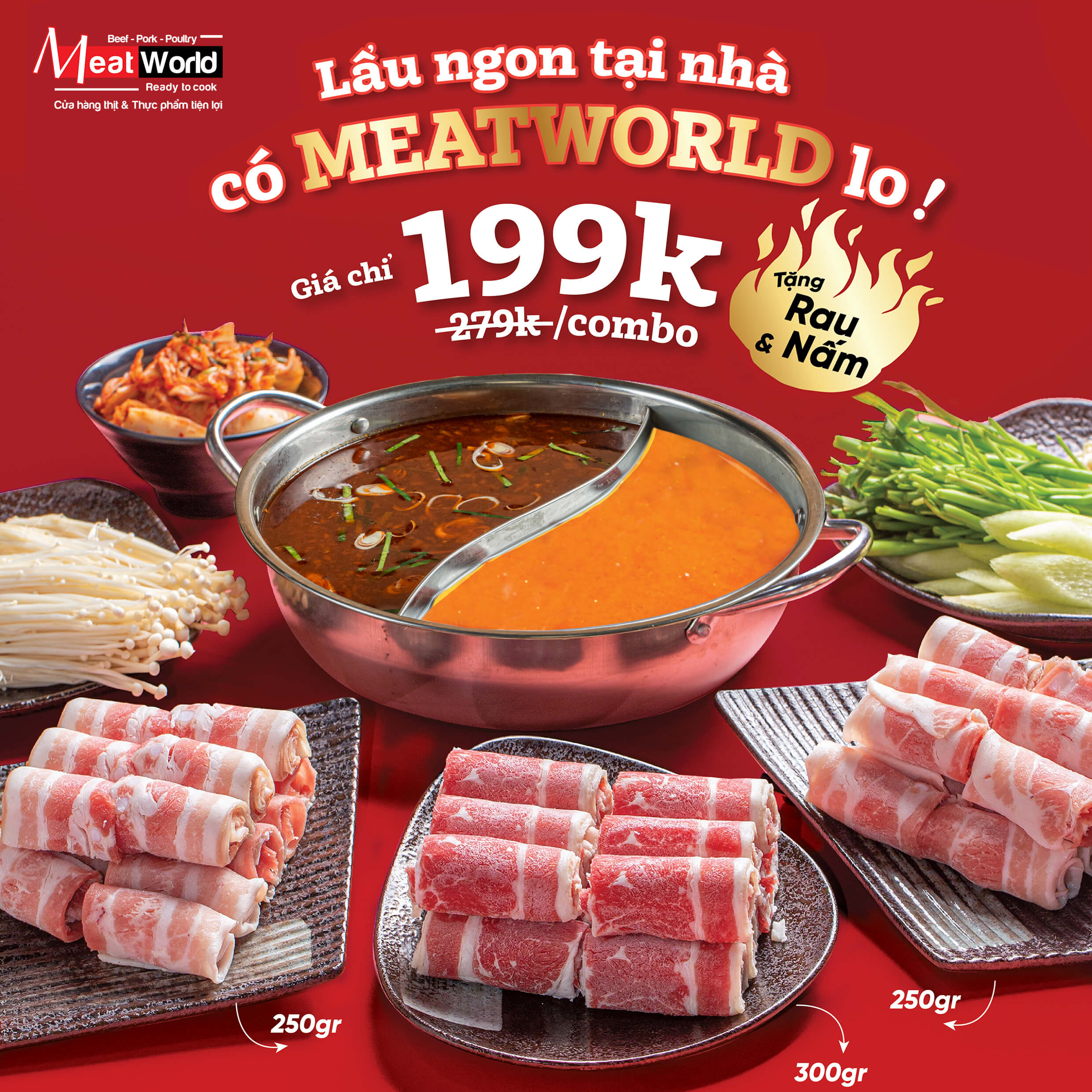 Deal lẩu siêu hời chỉ 199.000 Đ / Combo (3-4 người) Deal lẩu siêu hời chỉ 199.000 Đ / Combo (3-4 người)