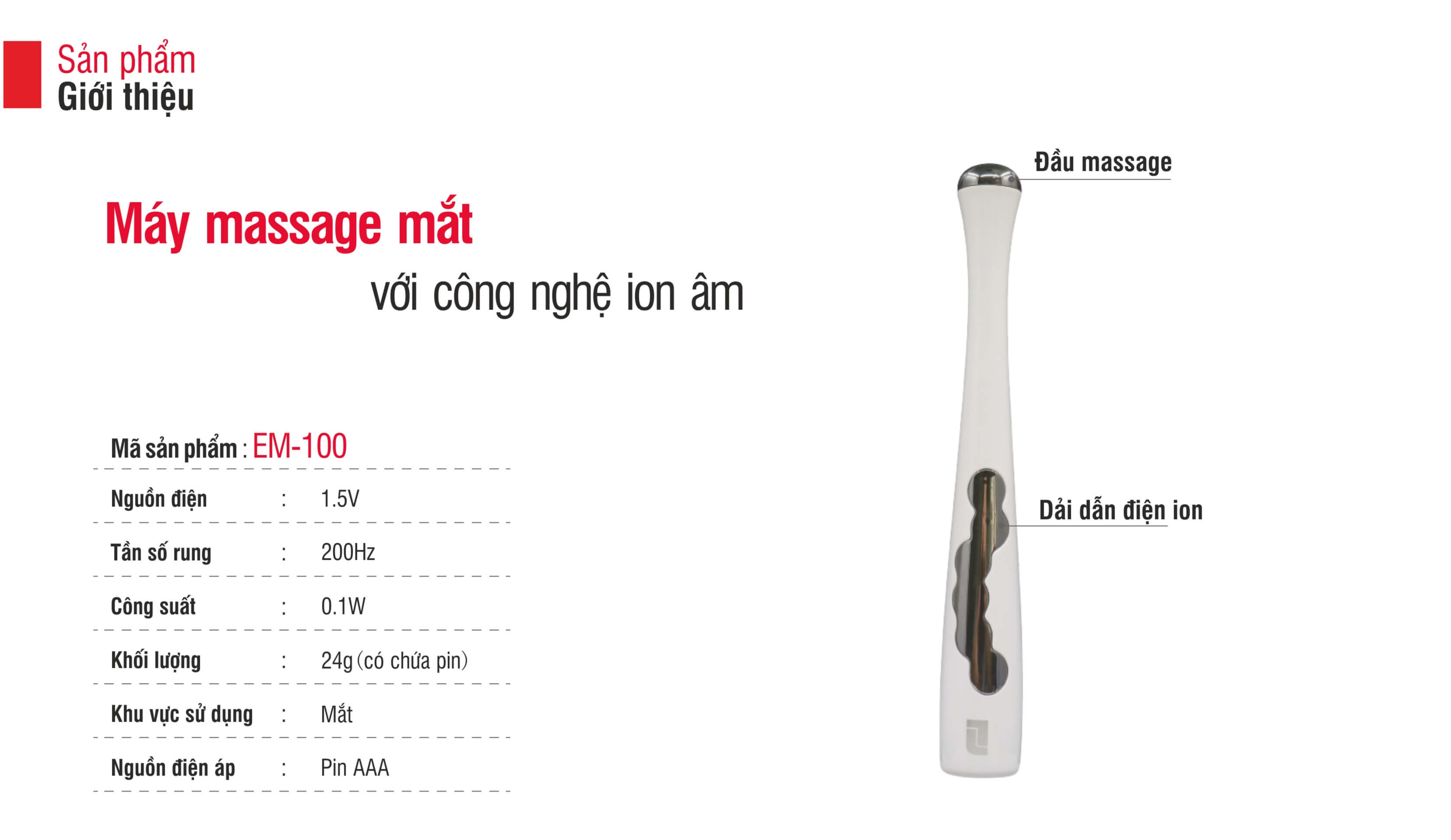 Hướng dẫn sử dụng Máy Massage Mắt Lifetrons EM-100