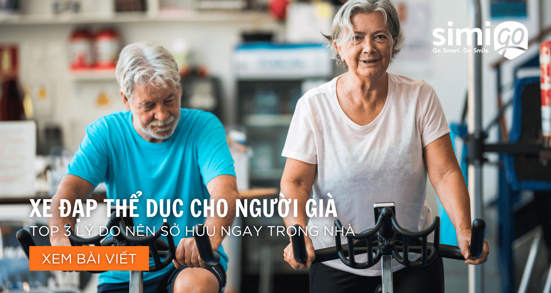Top 3 lý do nên sở hữu xe đạp thể dục cho người già trong nhà