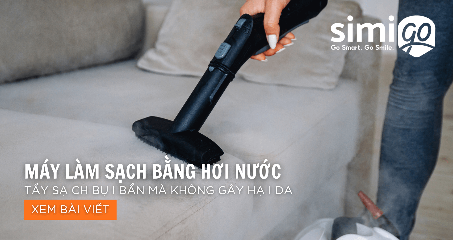Máy Làm Sạch Bằng Hơi Nước Tẩy Sạch Bụi Bẩn Mà Không Gây Hại Da
