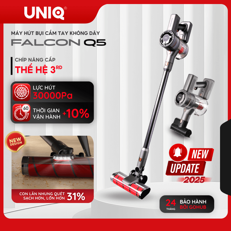 Máy Hút Bụi Cầm Tay Không Dây UNIQ Falcon Q5