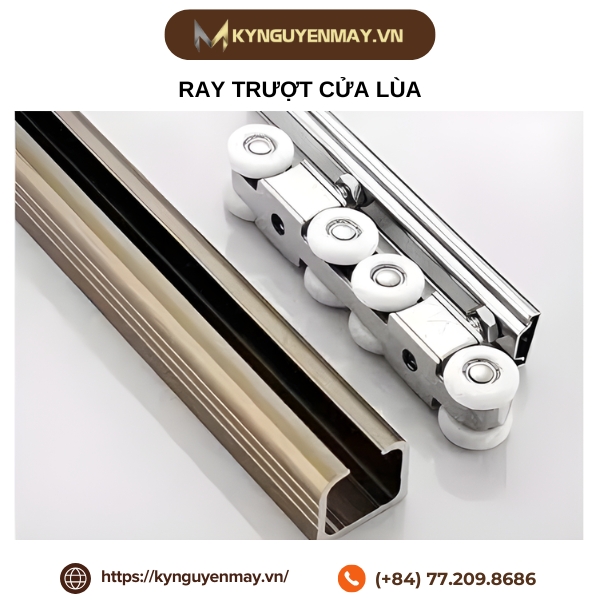  Kích thước ray trượt cửa lùa