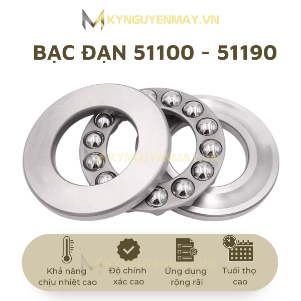 bạc đạn 51100 - 51190 (vòng bi 51100 - 51190)