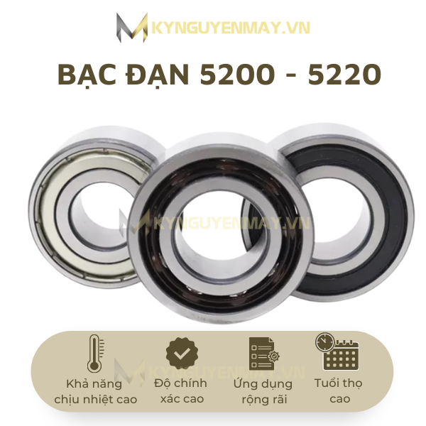 bạc đạn 5200 - 5220 (vòng bi 5200 - 5220)