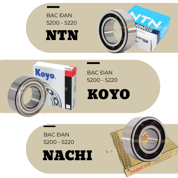 bạc đạn 5200 - 5220 (vòng bi 5200 - 5220)