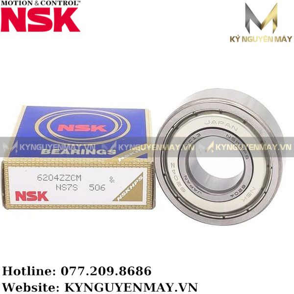 Bạc đạn NSK 6204