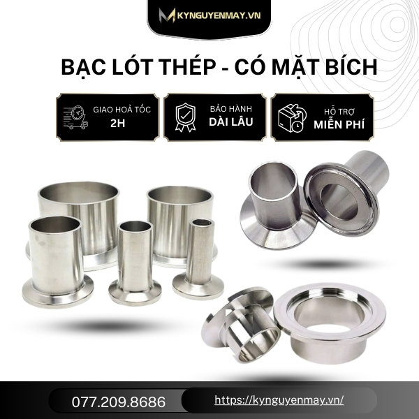 Bạc lót thép mặt bích