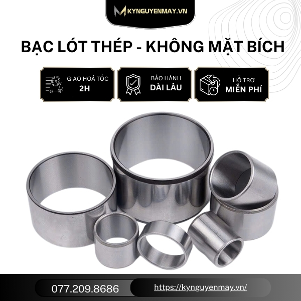 Bạc lót thép không mặt bích