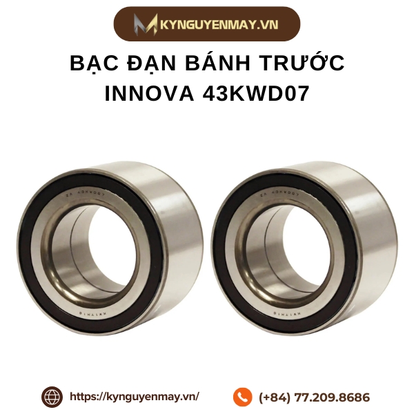Ảnh bạc đạn bạc đạn bánh trước Innova 43KWD07