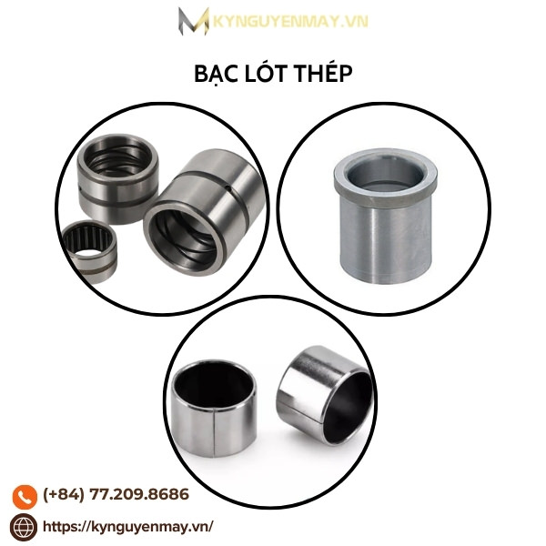 Bạc lót kim loại - Bạc thép/ Sắt/ Nhôm