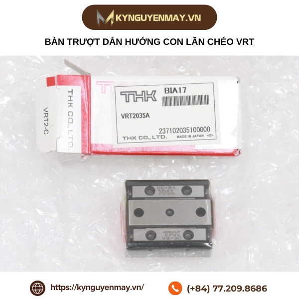 Bàn trượt dẫn hướng con lăn chéo THK VRT