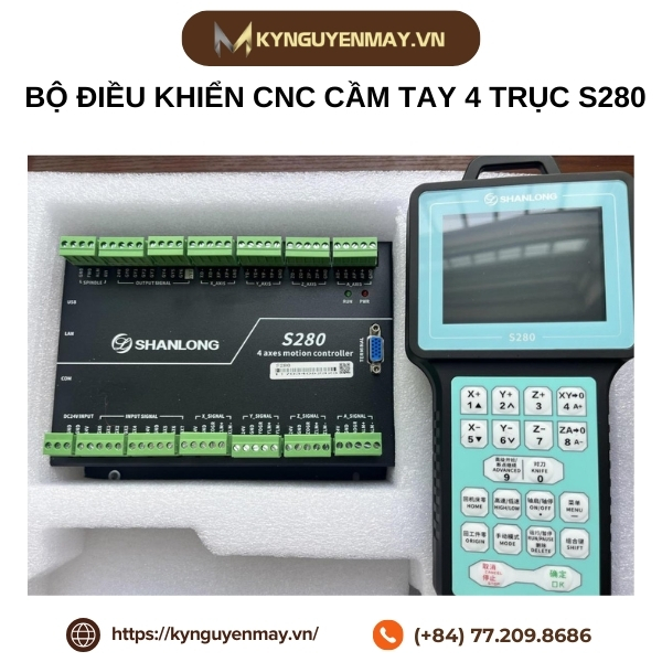 Bộ điều khiển CNC cầm tay 4 trục S280