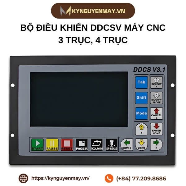 Bộ điều khiển DDCSV máy CNC 3 trục, 4 trục