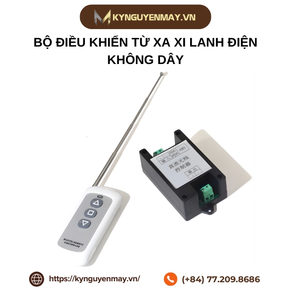 Bộ điều khiển từ xa xi lanh điện không dây