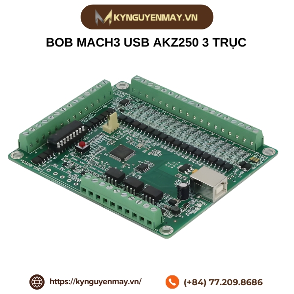 Bob Mach3 USB AKZ250 3 trục