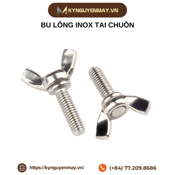 Bu lông inox tai chuồn