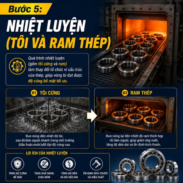 Nhiệt luyện (Tôi và Ram thép)