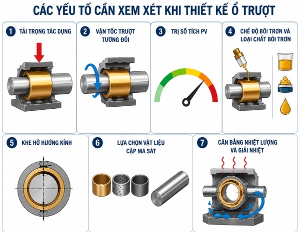 Các yếu tố cần xem xét khi thiết kế