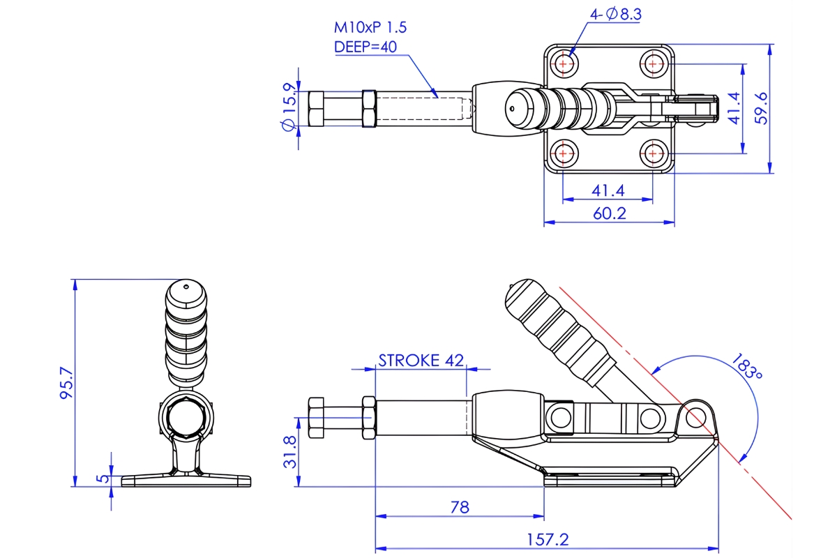 Cam kẹp GH-304-EMSS