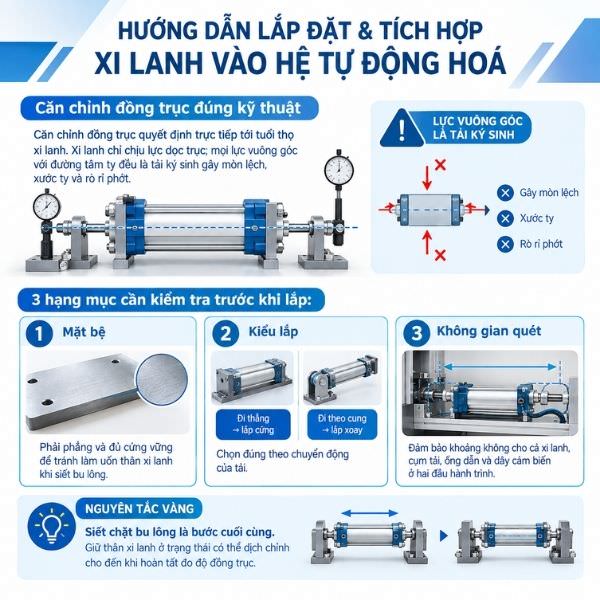 Căn chỉnh đồng trục đúng kỹ thuật