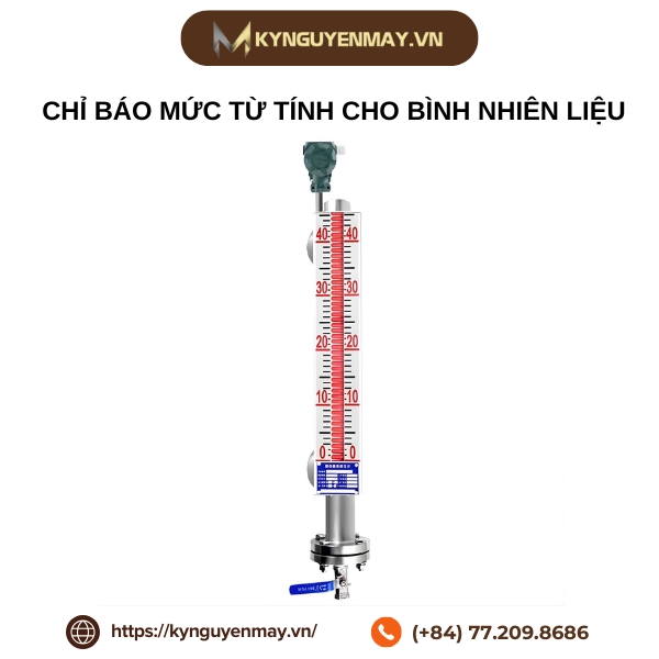 Chỉ báo mức từ tính cho bình nhiên liệu