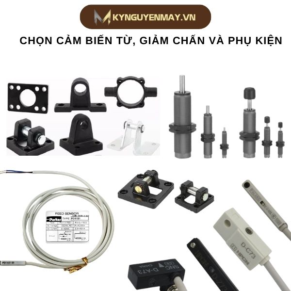 Chọn phụ kiện phù hợp với xi lanh