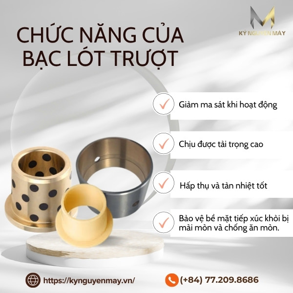 Chức năng của bạc lót trượt