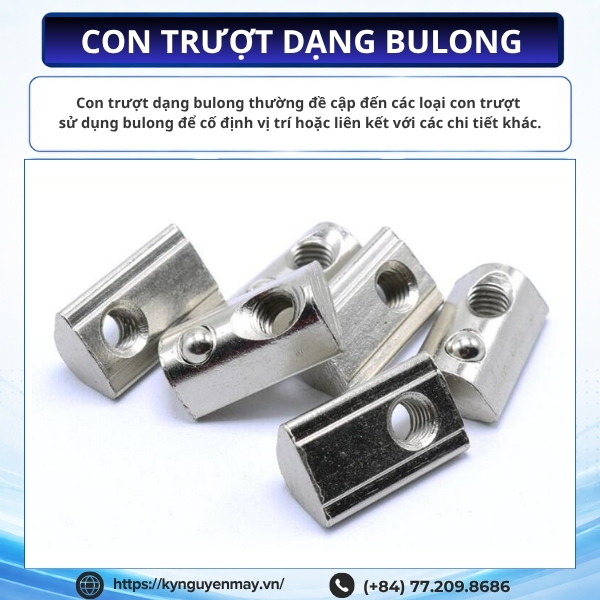Con trượt dạng bulong