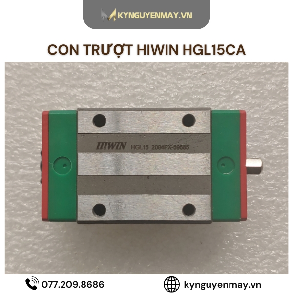 Con trượt HIWIN HGL15CA