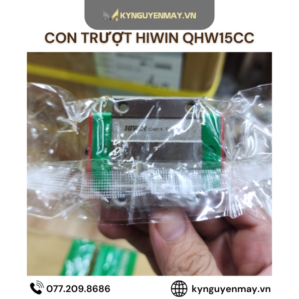 Con trượt HIWIN QHW15CC