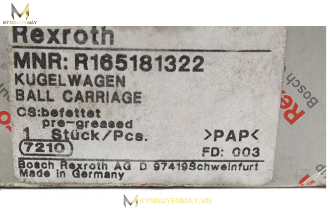 Con trượt REXROTH FNS R1651 8