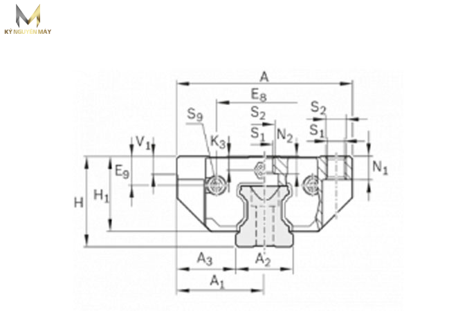 Con trượt REXROTH FNS R1651 8
