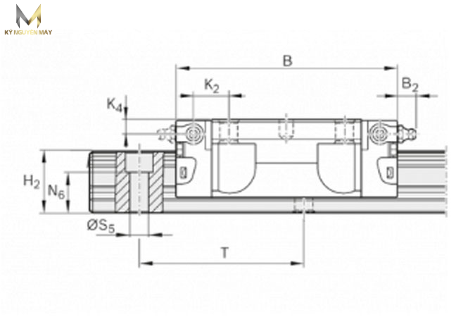 Con trượt REXROTH FNS R1651 8