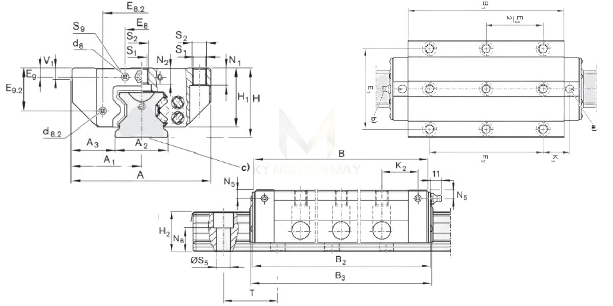 Ổ trượt bi REXROTH FXS R1854