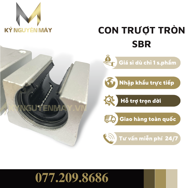 Con trượt tròn khuyết SBR