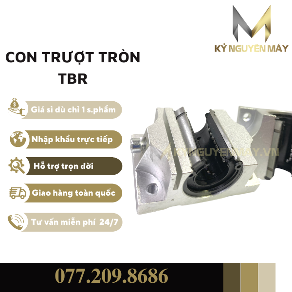 Con trượt tròn khuyết TBR